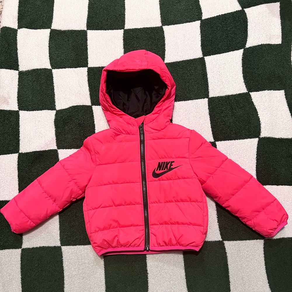 Girls Nike Vibrant Pink Hooded Jacket